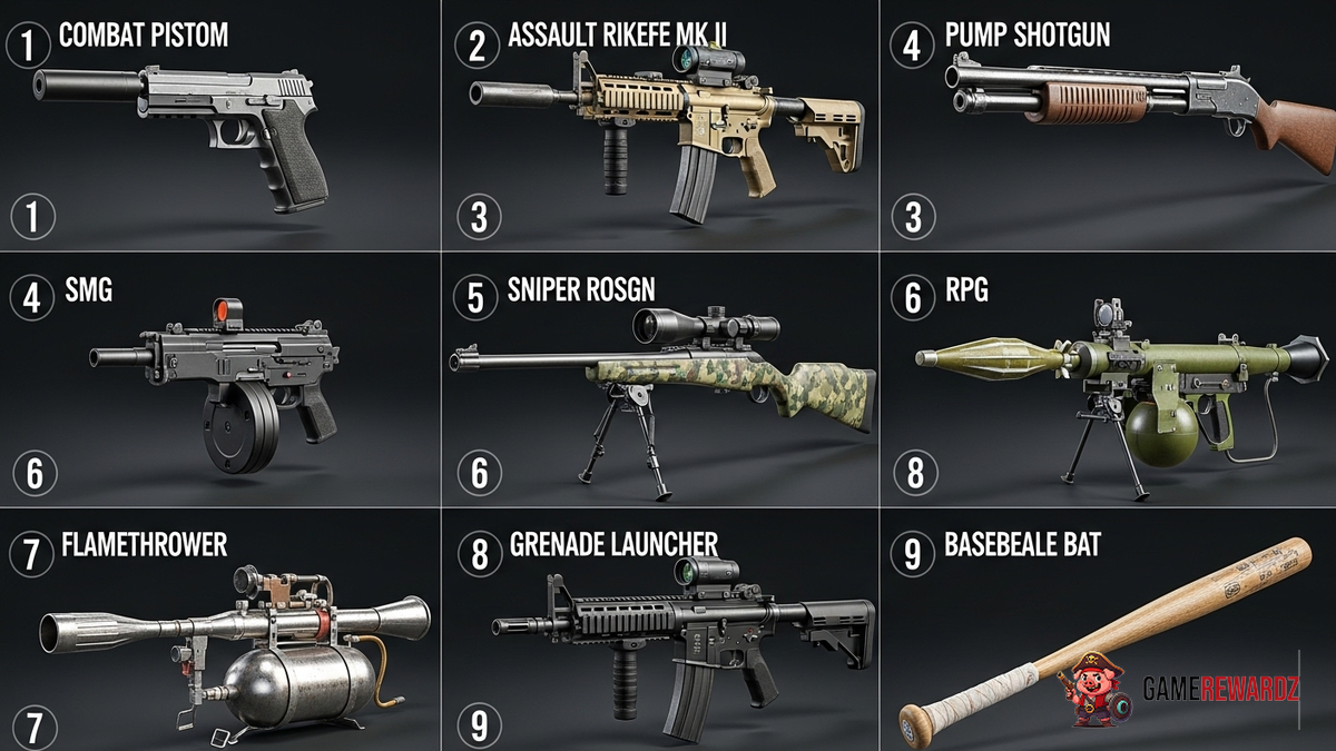 Top GTA 6 Weapons Ranked